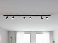 1 x 2 meter railsysteem met 6 st railspot gu10 fitting met ring - afbeelding 8 van  13