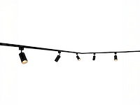 1 x 3 meter railsysteem met 9 st railspot gu10 fitting - afbeelding 6 van  7