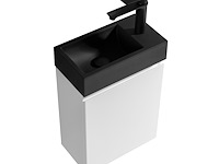 1 x 40cm toiletmeubel mat wit - como 40-03b - afbeelding 2 van  3