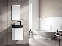 1 x 40cm toiletmeubel mat wit - como 40-03b - afbeelding 1 van  3