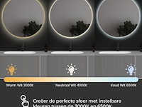 1 x 80cm badkamermeubelset - kleur: licht eik - afbeelding 3 van  3