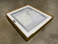1 x 80cm led spiegel met zwart frame - afbeelding 7 van  8