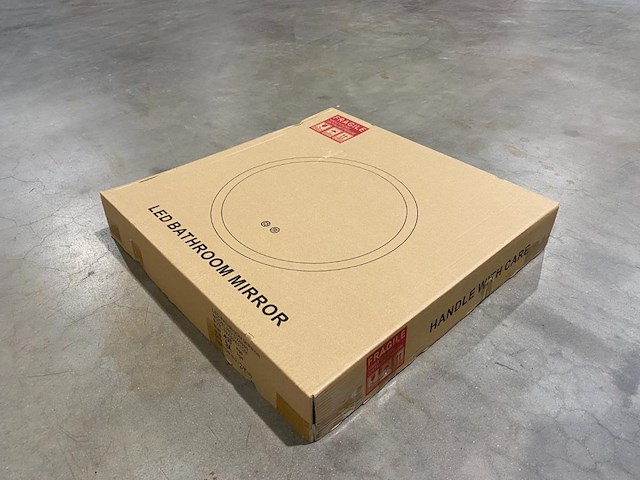 1 x 80cm rond led spiegel - afbeelding 2 van  5