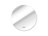 1 x 80cm rond led spiegel - afbeelding 1 van  5