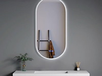 1 x 80cm trend mat wit - vrijhangende wastafel - afbeelding 1 van  1