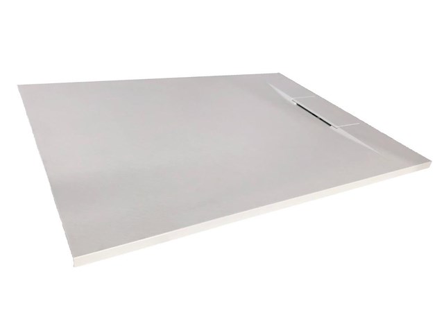 1 x 90x140cm smc douchebak - wit - afbeelding 3 van  7