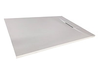 1 x 90x140cm smc douchebak - wit - afbeelding 3 van  7