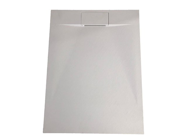 1 x 90x140cm smc douchebak - wit - afbeelding 1 van  7