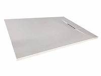 1 x 90x140cm smc douchebak - wit - afbeelding 3 van  7
