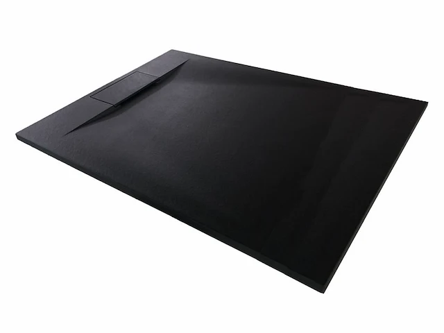 1 x 90x140cm smc douchebak - zwart - afbeelding 1 van  7