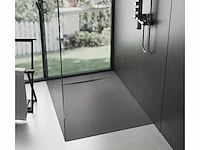 1 x 90x140cm smc douchebak - zwart - afbeelding 2 van  7