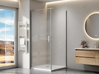 1 x 90x200 douchedeur nano clean - afbeelding 1 van  2