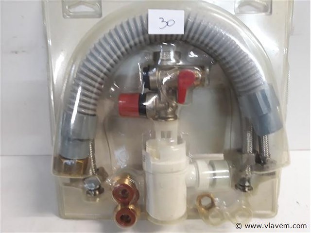 1 x aansluitset boiler + overdrukventiel - afbeelding 1 van  2