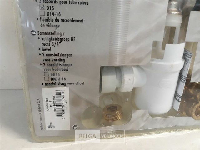 1 x aansluitset boiler + overdrukventiel - afbeelding 3 van  3