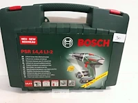 1 x accu-boor-schroevendraaier 14,4 v psr14.4 li 2 accu's 1,5ah lader 1 uur - afbeelding 2 van  3