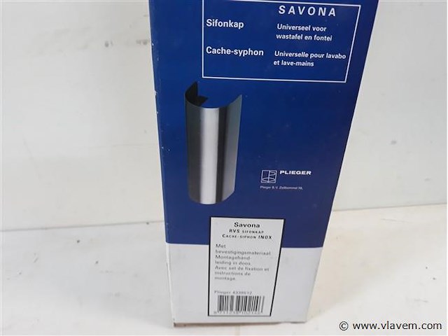 1 x afdekkap voor sifon chrome - afbeelding 2 van  2