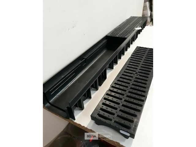 1 x afvoergoot pvc 1m - afbeelding 3 van  3
