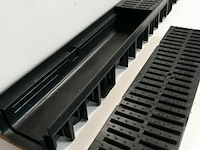 1 x afvoergoot pvc 1m - afbeelding 3 van  3