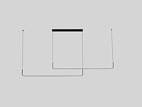 1 x alura linear hanglamp zand zwart 100cm&100cm duo lijn 40w led cct 3 kleur & 3 stappen dimmen - afbeelding 3 van  9