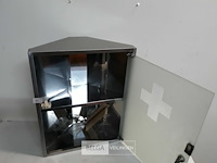 1 x apotheekkast hoekmodel 40x20 h50 cm showmodel - afbeelding 3 van  3
