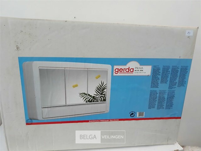 1 x apotheekkast met spiegels - afbeelding 1 van  3