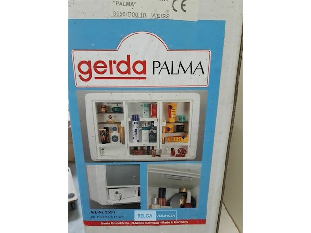 1 x apotheekkast met spiegels - afbeelding 3 van  3