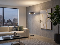 1 x arcao design vloerlamp zwart 35cm 22w led cct 3 kleur dimbaar - afbeelding 4 van  7