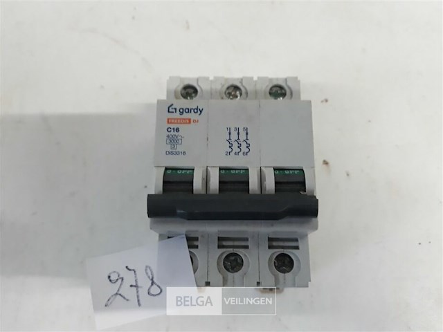 1 x automaat 3p 16a - afbeelding 3 van  3