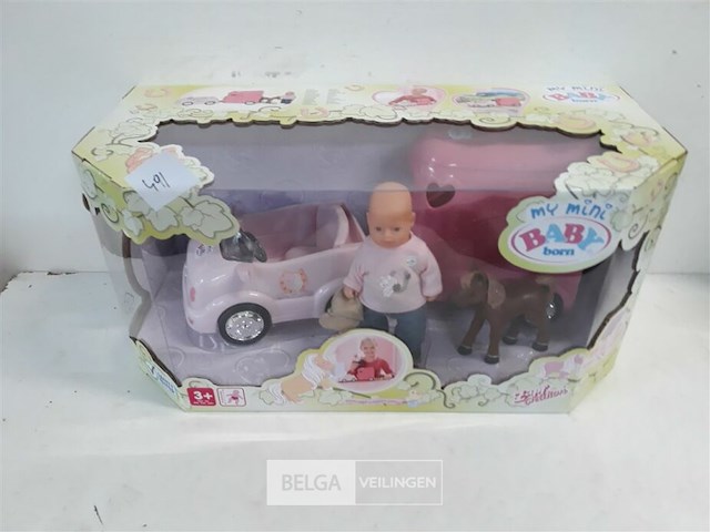 1 x baby born auto-trailer met veulen - afbeelding 2 van  3