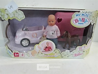 1 x baby born auto-trailer met veulen - afbeelding 3 van  3
