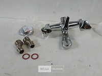 1 x bad-douche kraan chrome showmodel - afbeelding 2 van  3
