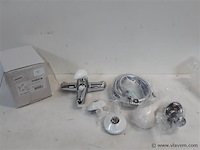 1 x bad-douche kraan wit/chrome allibert met douchekop