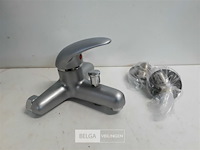 1 x bad-douche mengkraan grijs mat - afbeelding 3 van  3