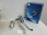1 x bad mengkraan chrome met lange beugel - afbeelding 2 van  3