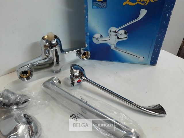 1 x bad mengkraan chrome met lange beugel - afbeelding 3 van  3
