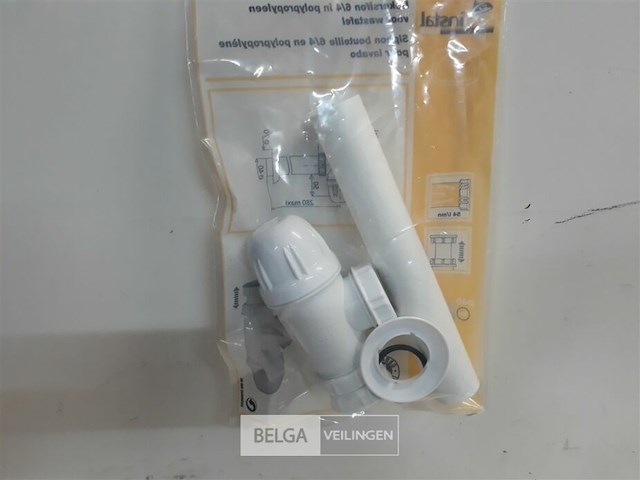 1 x bekersifon 6/4 afvoer 40mm - afbeelding 3 van  3