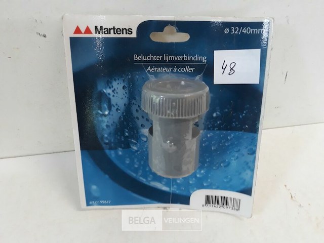 1 x beluchter 32/40mm lijmverbinding - afbeelding 1 van  3
