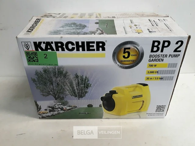 1 x beregeningspomp karcher bp 2 700w 3000l/h - afbeelding 1 van  3