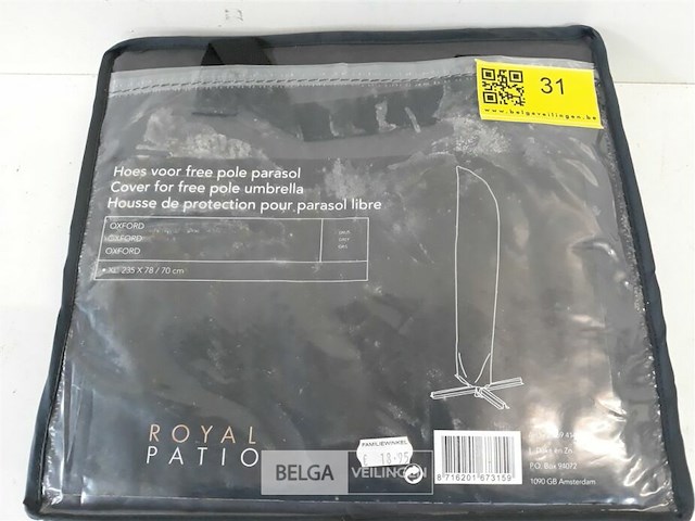 1 x beschermhoes free-pole parasol 235x78/70 - afbeelding 1 van  3