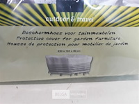 1 x beschermhoes tuinset rechthoek 230x165x90 cm - afbeelding 3 van  3