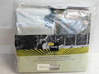 1 x beschermhoes tuinset rond 165x90 cm - afbeelding 1 van  3