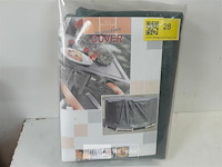 1 x beschermhoes tuinset rond 200x95 cm - afbeelding 2 van  3