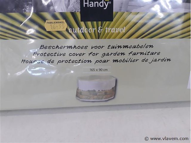 1 x beschermhoes voor tuinmeubel rond - afbeelding 2 van  2