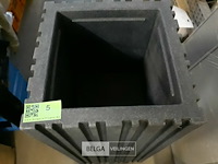 1 x bloembak pvc 35x35 h 80 cm - afbeelding 3 van  3