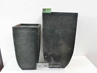 1 x bloembakken set polyester 2 stuks - afbeelding 1 van  3