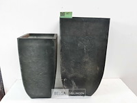 1 x bloembakken set polyester 2 stuks - afbeelding 2 van  3