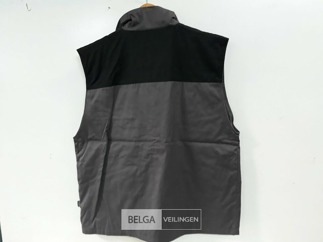 1 x bodywarmer grijs/zwart free2be xxl - afbeelding 3 van  3