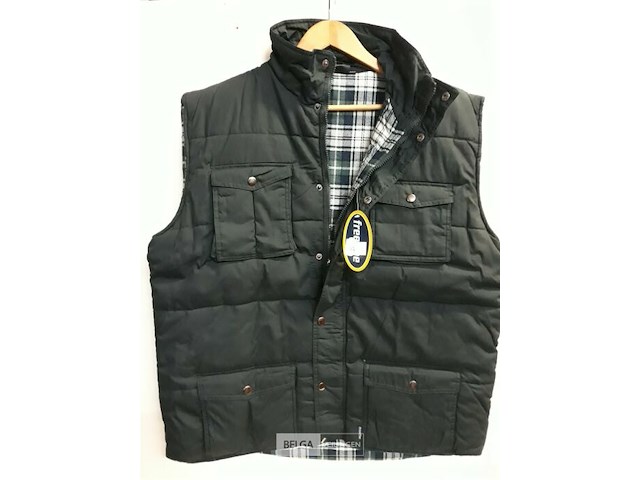 1 x bodywarmer groen free2be xxl - afbeelding 2 van  3