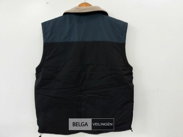 1 x bodywarmer zwart/blauw l - afbeelding 3 van  3