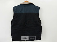1 x bodywarmer zwart/blauw l - afbeelding 3 van  3